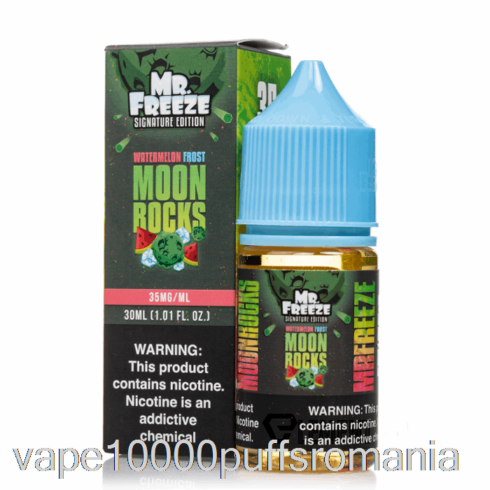 Vape Romania Moonrocks - Pepene Verde - Mr Freeze Salts - 30ml 50mg